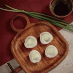 水晶毛豆饺 — Dim sum aux edamames
